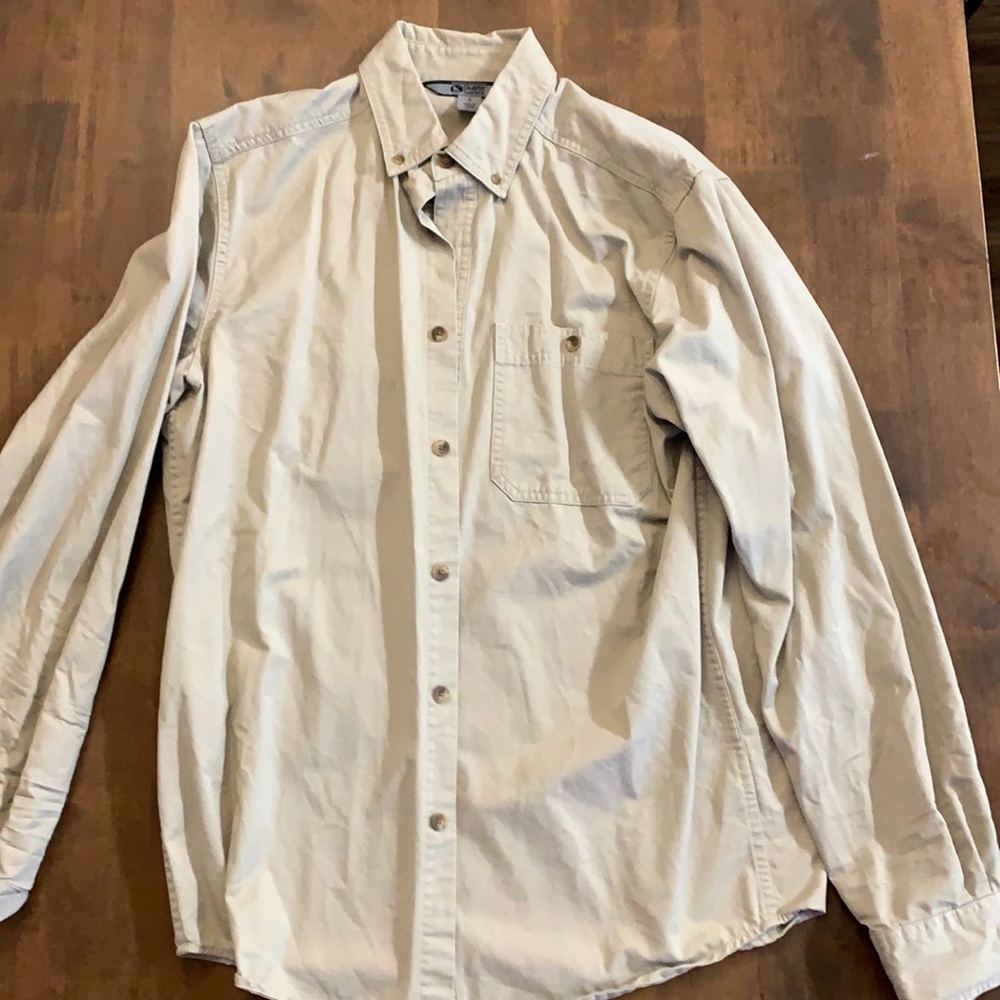Gander Mtn. Tan Button Down - Small